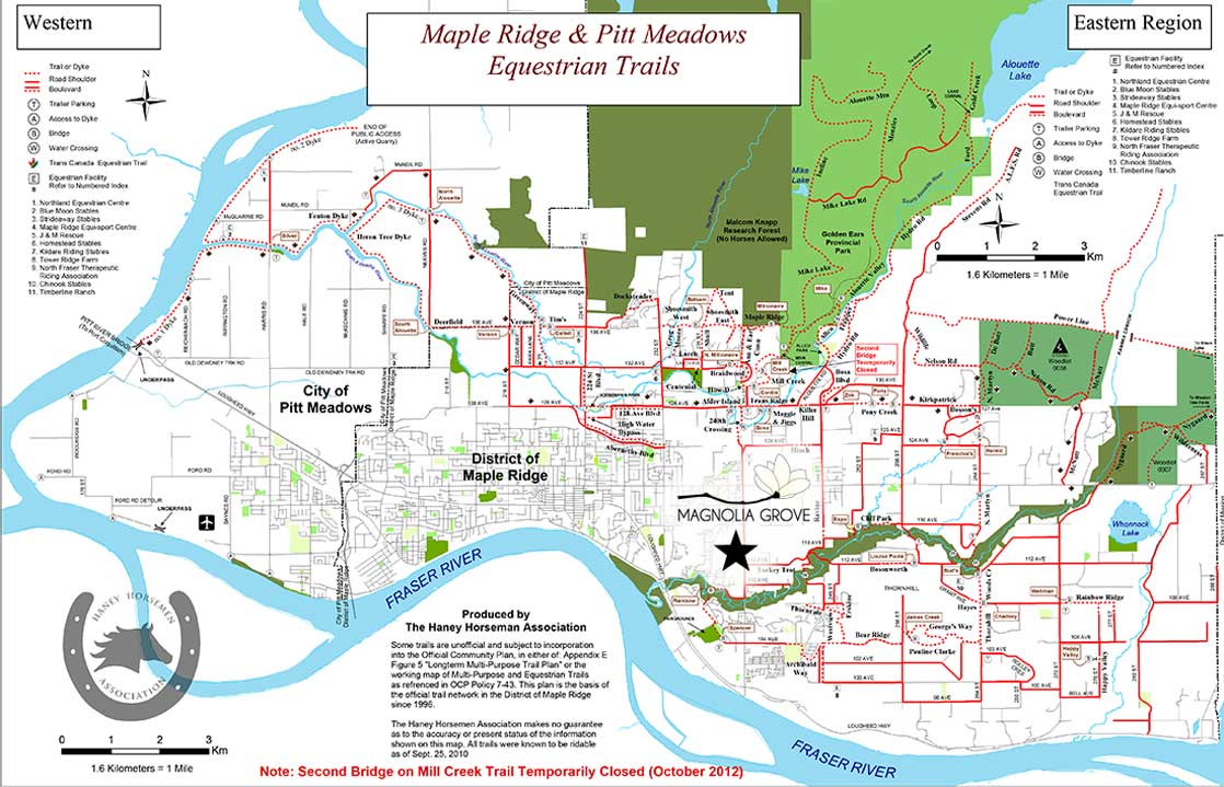 Equestrian Trail Map